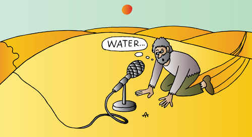 Water By Alexei Talimonov | Nature Cartoon | TOONPOOL