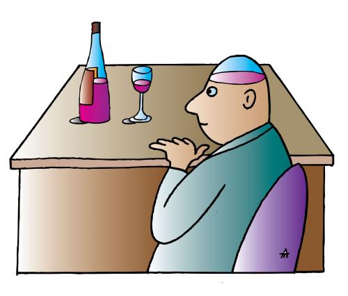 Cartoon: Wine (medium) by Alexei Talimonov tagged wine,drinking,alcohol