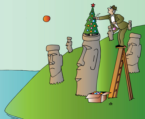 Cartoon: Xmas (medium) by Alexei Talimonov tagged xmas