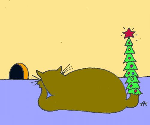 Cartoon: Xmas (medium) by Alexei Talimonov tagged xmas