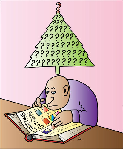 Cartoon: Xmas (medium) by Alexei Talimonov tagged xmas,christmas,books