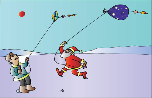 Cartoon: Xmas (medium) by Alexei Talimonov tagged xmas,christmas