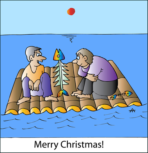 Cartoon: Xmas (medium) by Alexei Talimonov tagged xmas,christmas