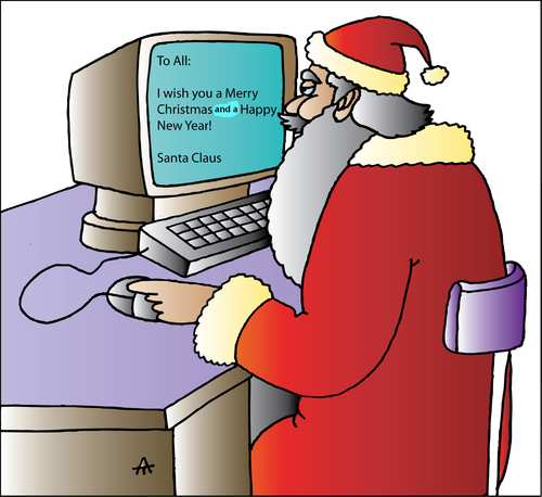 Cartoon: Xmas (medium) by Alexei Talimonov tagged xmas,christmas