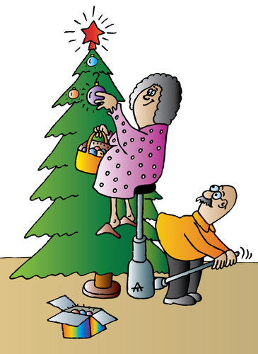 Cartoon: Xmas (medium) by Alexei Talimonov tagged xmas,christmas