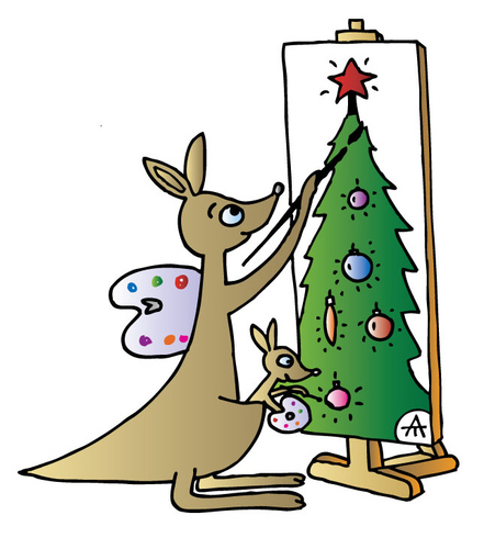 Cartoon: Xmas Tree (medium) by Alexei Talimonov tagged xmas,tree