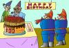 Cartoon: 100 Years (small) by Alexei Talimonov tagged old,health,care,happy,birthday