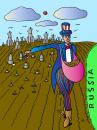 Cartoon: American Seed (small) by Alexei Talimonov tagged seed usa bush