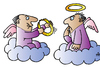 Cartoon: Angels (small) by Alexei Talimonov tagged angels
