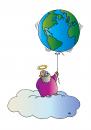 Cartoon: Balloon (small) by Alexei Talimonov tagged balloon,earth,god