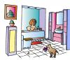 Cartoon: Bathroom Scene (small) by Alexei Talimonov tagged bathroom,dog,pets
