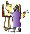 Cartoon: Book Artist (small) by Alexei Talimonov tagged book artist