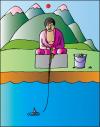 Cartoon: Budda (small) by Alexei Talimonov tagged budda philosophy world fishing