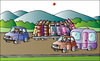 Cartoon: Car and Books (small) by Alexei Talimonov tagged book fair books literature author