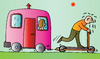 Cartoon: caravan and woman (small) by Alexei Talimonov tagged women,caravan