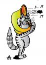 Cartoon: Cat (small) by Alexei Talimonov tagged cat music mouse