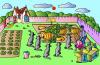 Cartoon: Cats In Garden (small) by Alexei Talimonov tagged garden,cats,mice,pets