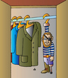 Cartoon: Cupboard (small) by Alexei Talimonov tagged cupboard