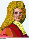 Cartoon: Daniel Defoe (small) by Alexei Talimonov tagged author literature books daniel defoe