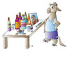 Cartoon: Drugs (small) by Alexei Talimonov tagged vodka,alcohol,drinking,drugs