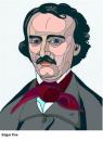 Cartoon: Edgar Allan Poe (small) by Alexei Talimonov tagged author,literature,books,edgar,allan,poe