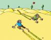 Cartoon: Encounter (small) by Alexei Talimonov tagged encounter,desert