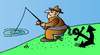 Cartoon: Fisherman (small) by Alexei Talimonov tagged fisherman