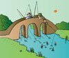 Cartoon: Fishing (small) by Alexei Talimonov tagged fishing