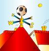 Cartoon: Football (small) by Alexei Talimonov tagged football