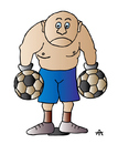 Cartoon: Football (small) by Alexei Talimonov tagged football