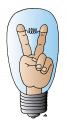 Cartoon: Freedom Bulb (small) by Alexei Talimonov tagged freedom victory bulb