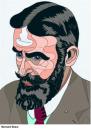 Cartoon: George Bernhard Shaw (small) by Alexei Talimonov tagged author,literature,books,george,bernhard,shaw