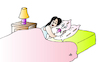 Cartoon: Girl (small) by Alexei Talimonov tagged girl,pillow