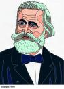 Cartoon: Giuseppe Verdi (small) by Alexei Talimonov tagged composer musician music giuseppe verdi