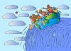 Cartoon: Going Down (small) by Alexei Talimonov tagged nature,climate