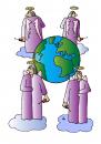 Cartoon: Guardian Angels (small) by Alexei Talimonov tagged guardian angels bodyguards