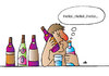 Cartoon: Hello Vodka! (small) by Alexei Talimonov tagged vodka,alcohol,drinking