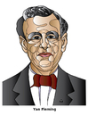 Cartoon: Ian Fleming (small) by Alexei Talimonov tagged ian,fleming