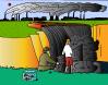 Cartoon: Industry and Nature (small) by Alexei Talimonov tagged industry,nature