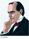 Cartoon: John Galsworthy (small) by Alexei Talimonov tagged author literature books john galsworthy