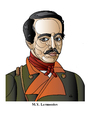 Cartoon: Lermontov (small) by Alexei Talimonov tagged lermontov