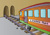 Cartoon: London-Paris (small) by Alexei Talimonov tagged train,london,paris