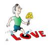 Cartoon: Love (small) by Alexei Talimonov tagged love