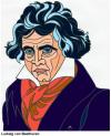 Cartoon: Ludwig van Beethoven (small) by Alexei Talimonov tagged composer musician music ludwig van beethoven
