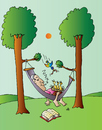 Cartoon: Man And Nest (small) by Alexei Talimonov tagged nest,birds