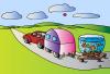 Cartoon: Mobile Aquarium (small) by Alexei Talimonov tagged summer holidays aquarium caravan