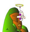 Cartoon: Monk (small) by Alexei Talimonov tagged monk