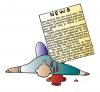 Cartoon: News (small) by Alexei Talimonov tagged news,press,media