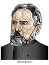 Cartoon: Nikolay Leskov (small) by Alexei Talimonov tagged nikolay,leskov