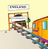 Cartoon: No Emigrants (small) by Alexei Talimonov tagged emigrants,england